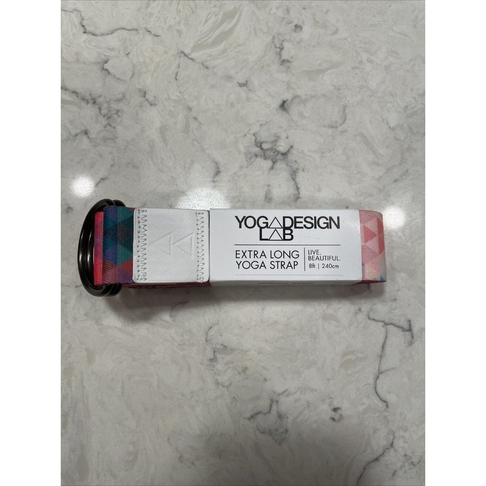 YOGA DESIGN LAB The Yoga Strap Extra Long, Adjustable, 8ft long Tribeca Sand